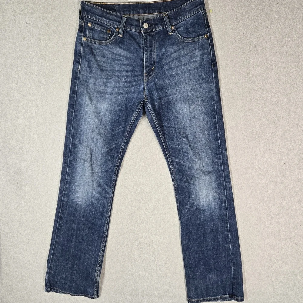 Levi's 527 Men Jeans 30X32 Blue Denim Slim Bootcut Medium Wash 30